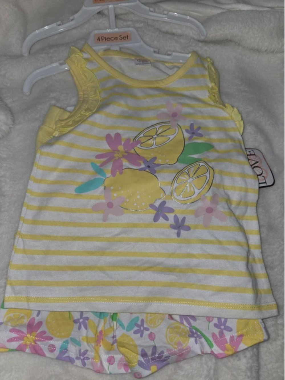 3 piece summer set back to school size 4